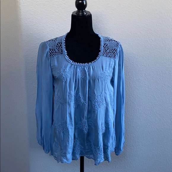 NWT 100% Silk Le Marais Paris Top - Picture 2 of 7